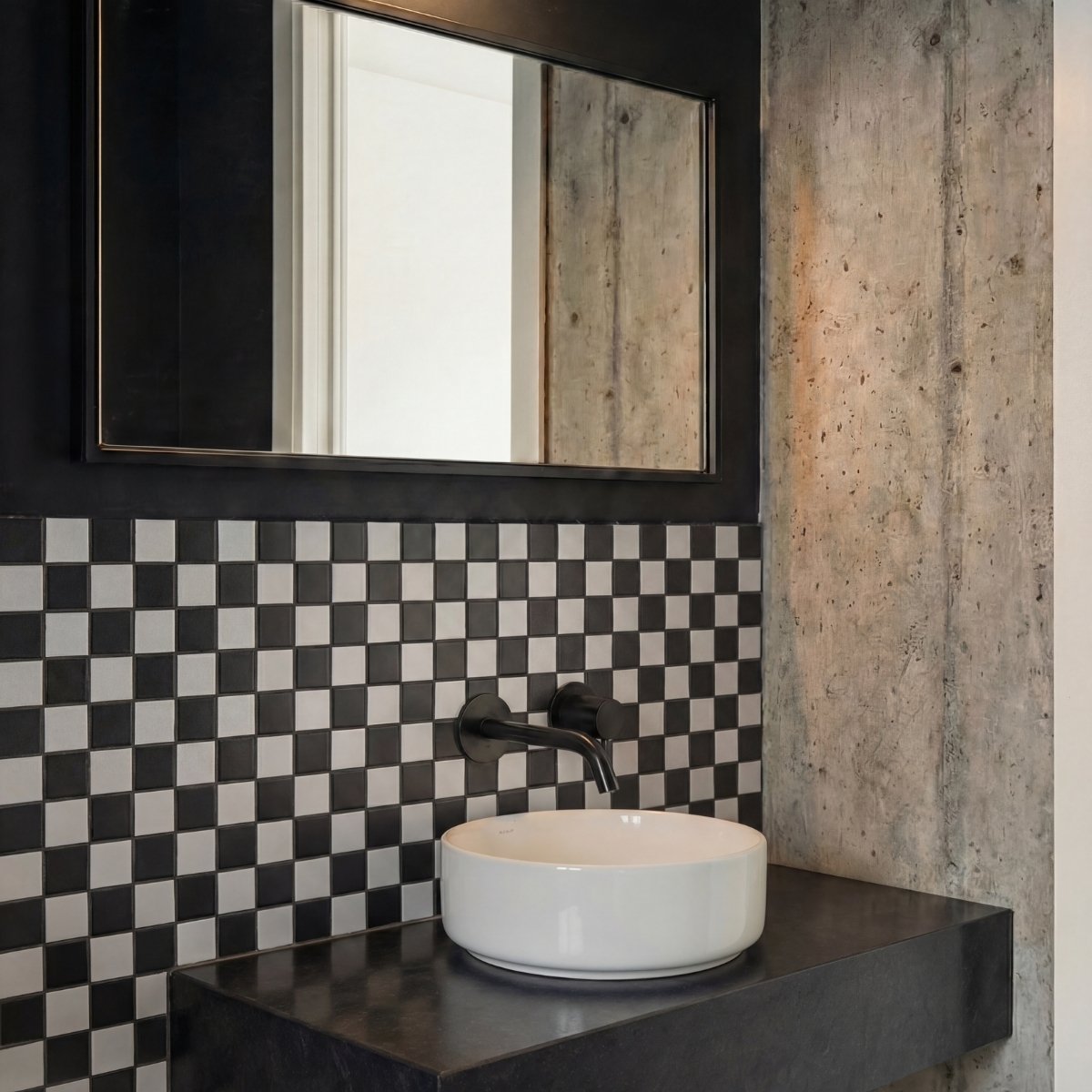 Czarno-białe płytki